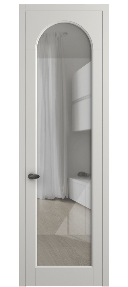 Дверь межкомнатная Палаццо 6804 Матовый серый Рефлективное прозрачное стекло "Stopsol", калёное 0536 МСР Цена 21320950 so'm Наличники уже входят в базовый комплект. Фабрика дверей Волховец 8 (800) 551 43 19 Межкомнатная дверь Палаццо 6804 Матовый серый Рефлективное прозрачное стекло "Stopsol", калёное Цена 21320950 so'm | Volhovec