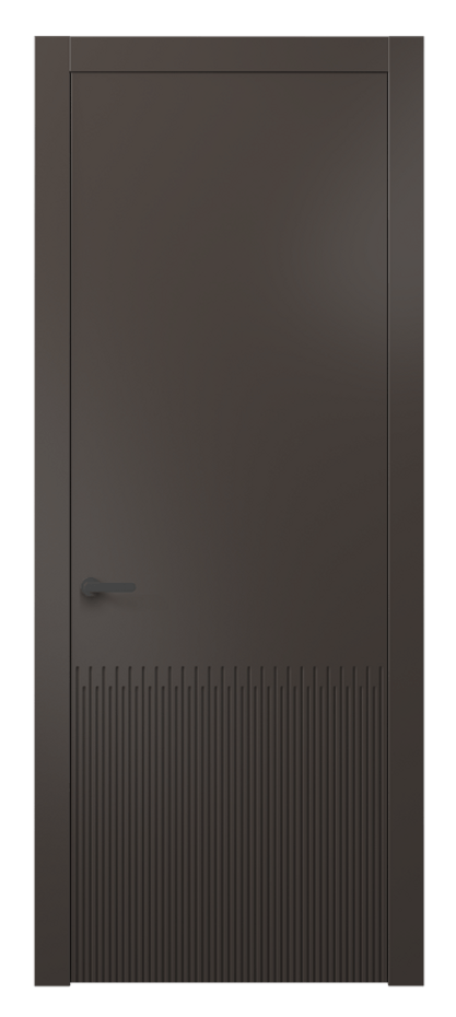 Межкомнатная дверь Дюна АКП 8626 Матовый антрацит  Цена 10860360 so'm | Volhovec