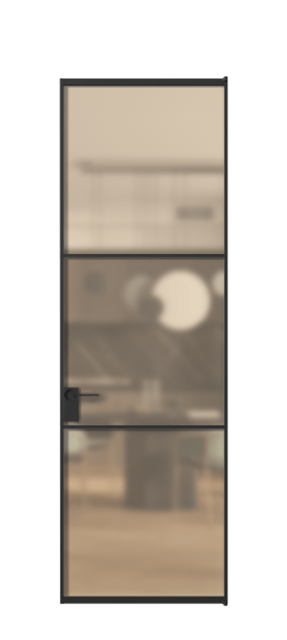 Алюминиевая дверь АЛПЛ040.03  Алюминий Черный Сатинированное оранжевое стекло, триплекс, 6мм. Без короба чер Цена 26570670 Стоимость комплекта двери включает: 
1. Полотно (600/650/700/750/800/850/900/950*2000-2400 мм).
2. Короб
3. Комплект фурнитуры (2 торцевые петли и магнитный замок с ответной планкой). Фабрика дверей Волховец 8 (800) 551 43 19  Алюминиевая дверь АЛПЛ040.03 Алюминий Черный Сатинированное оранжевое стекло, триплекс, 6мм Цена 26570670  | Volhovec