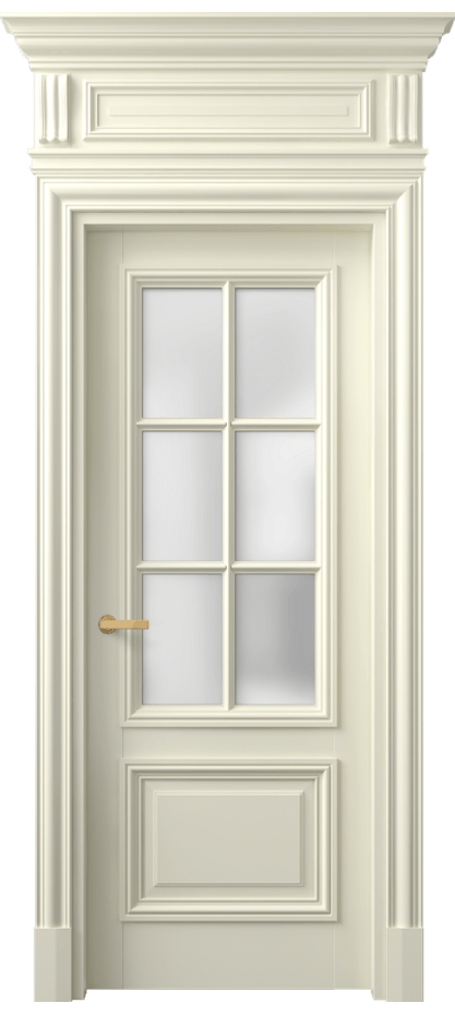 Межкомнатная дверь Антик 7312 Матовый молочно-белый Сатинированное стекло Цена 35871930 so'm | Volhovec