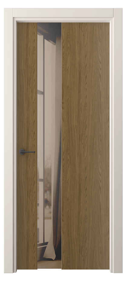 Дверь межкомнатная Freedom 4224 Торфяной дуб Двустороннее бронзовое зеркало, триплекс, 8 мм Классический гладкий наличник ПЭТБ  Цена 8180760 so'm Наличники уже входят в базовый комплект. Фабрика дверей Волховец 8 (800) 551 43 19 Межкомнатная дверь Freedom 4224 Торфяной дуб Двустороннее бронзовое зеркало, триплекс, 8 мм Цена 8180760 so'm | Volhovec