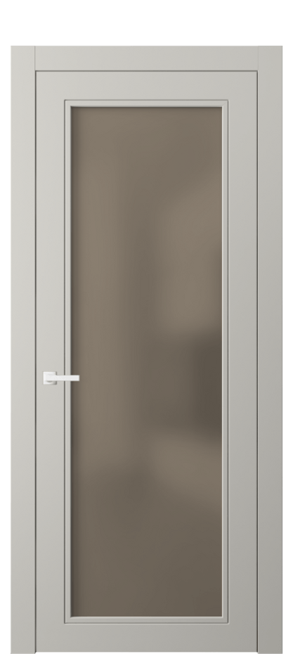 Межкомнатная дверь Neo Classic 8000 Матовый тёплый серый Сатинированное бронзовое стекло, триплекс Цена 12813160 so'm | Volhovec