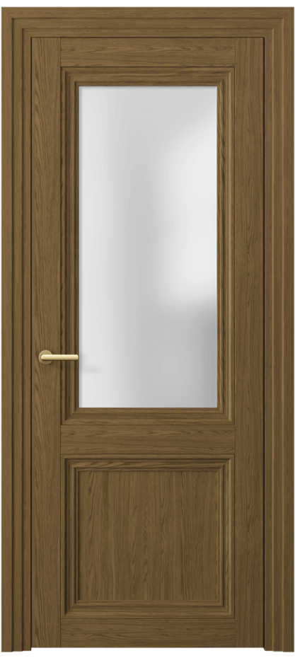 Межкомнатная дверь Centro 2524 Торфяной дуб Сатинированное стекло Цена 42151 ₽ | Volhovec