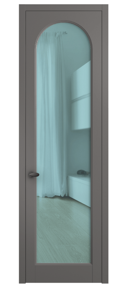 Дверь межкомнатная Палаццо 6804 Матовый классический серый Прозрачное голубое стекло, триплекс 0536 МКЛС Цена 19696950 so'm Наличники уже входят в базовый комплект. Фабрика дверей Волховец 8 (800) 551 43 19 Межкомнатная дверь Палаццо 6804 Матовый классический серый Прозрачное голубое стекло, триплекс Цена 19696950 so'm | Volhovec