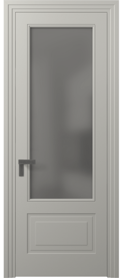 Дверь межкомнатная Rocca 8342 Матовый тёплый серый Сатинированное серое стекло, триплекс Каскадный компланарный наличник МТСР Цена 12650760 so'm Наличники уже входят в базовый комплект. Фабрика дверей Волховец 8 (800) 551 43 19 Межкомнатная дверь Rocca 8342 Матовый тёплый серый Сатинированное серое стекло, триплекс Цена 12650760 so'm | Volhovec