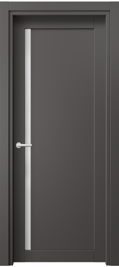 Дверь межкомнатная Нео 2110 ПЭТ графитовый Сатинированное стекло Гладкий классический наличник ПЭГФ Цена 5419900 so'm Наличники уже входят в базовый комплект. Фабрика дверей Волховец 8 (800) 551 43 19 Межкомнатная дверь Нео 2110 ПЭТ графитовый Сатинированное стекло Цена 5419900 so'm | Volhovec