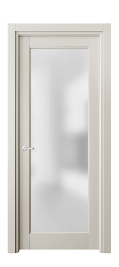 Межкомнатная дверь Тоскана Ромбо 6300 Матовый облачно-серый Сатинированное стекло Цена 18736700 so'm | Volhovec