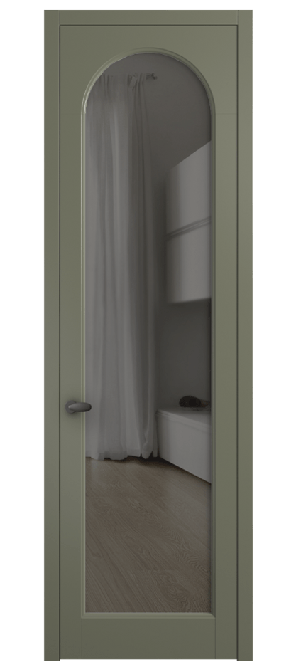 Дверь межкомнатная Палаццо 6804 Матовый оливковый тёмный Прозрачное серое стекло, триплекс 0536 МОТ Цена 19696950 so'm Наличники уже входят в базовый комплект. Фабрика дверей Волховец 8 (800) 551 43 19 Межкомнатная дверь Палаццо 6804 Матовый оливковый тёмный Прозрачное серое стекло, триплекс Цена 19696950 so'm | Volhovec