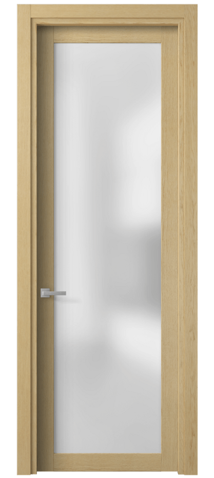 Межкомнатная дверь Planum 2102 Дуб натур Сатинированное стекло Цена 13113600 so'm | Volhovec