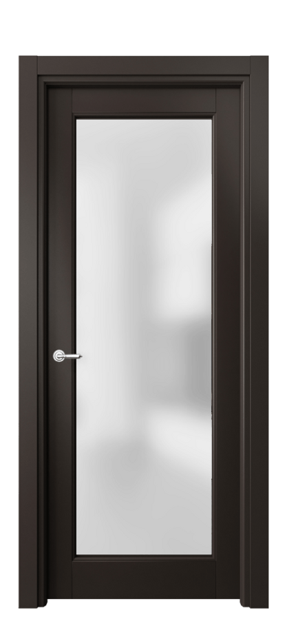 Межкомнатная дверь Тоскана Ромбо 6300 Матовый антрацит Сатинированное стекло Цена 18736700 so'm | Volhovec