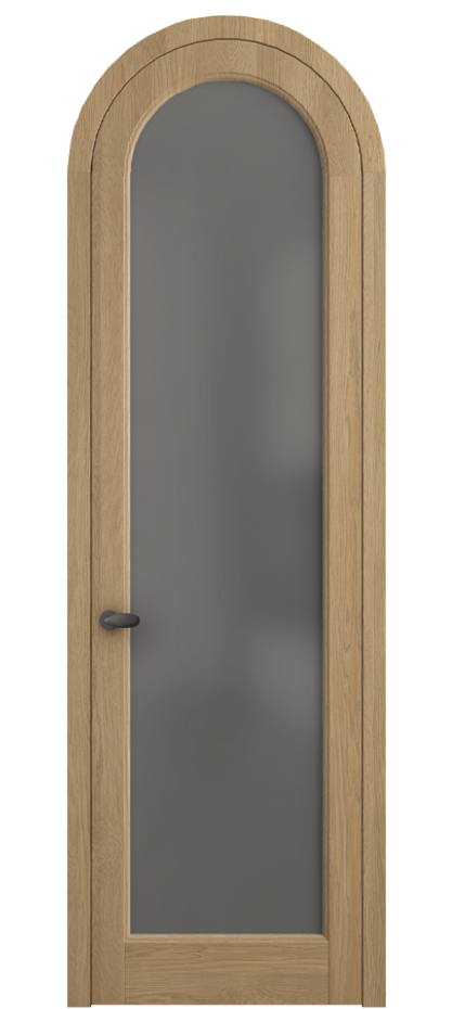 Межкомнатная дверь Палаццо 6814 Дуб соломенный матовый Сатинированное серое стекло, триплекс Цена 41888910 so'm | Volhovec