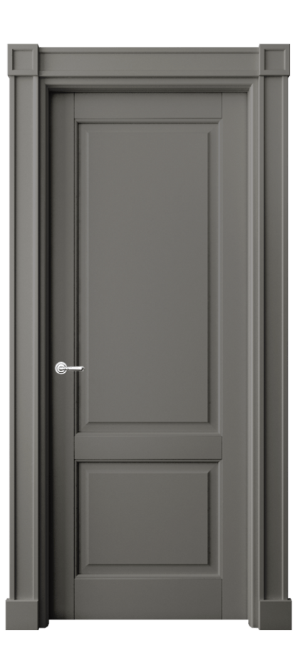 Межкомнатная дверь Тоскана Плано 6303 Матовый классический серый  Цена 27006920 so'm | Volhovec