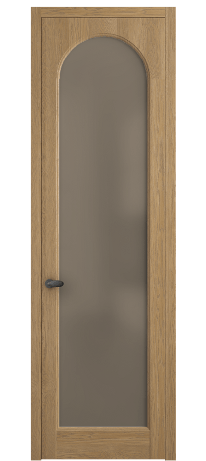 Межкомнатная дверь Палаццо 6804 Дуб пшеничный матовый Сатинированное бронзовое стекло, триплекс Цена 30963450 so'm | Volhovec