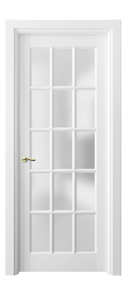 Дверь межкомнатная Lignum 0708 Бук белоснежный Сатинированное стекло Гладкий наличник ББЛ Цена 23872600 so'm Наличники уже входят в базовый комплект. Фабрика дверей Волховец 8 (800) 551 43 19 Межкомнатная дверь Lignum 0708 Бук белоснежный Сатинированное стекло Цена 23872600 so'm | Volhovec