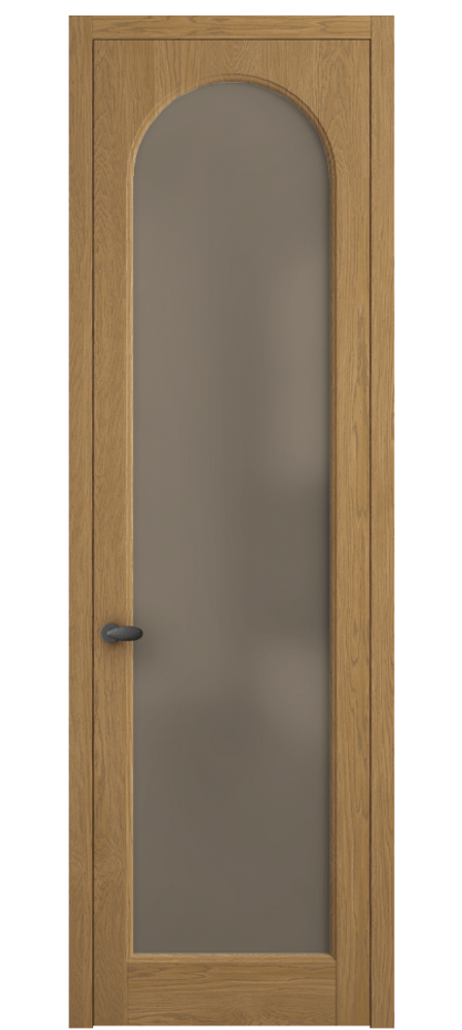 Межкомнатная дверь Палаццо 6804 Дуб солнечный матовый Сатинированное бронзовое стекло, триплекс Цена 152529 ₽ | Volhovec