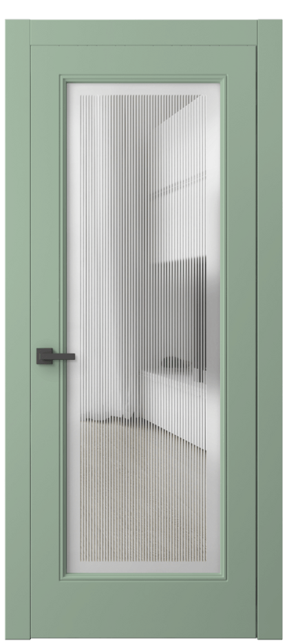 Межкомнатная дверь Linea 8300 Матовый белоснежный Сатинированное с гравировкой "Каннелюры", триплекс Цена 21540190 so'm | Volhovec