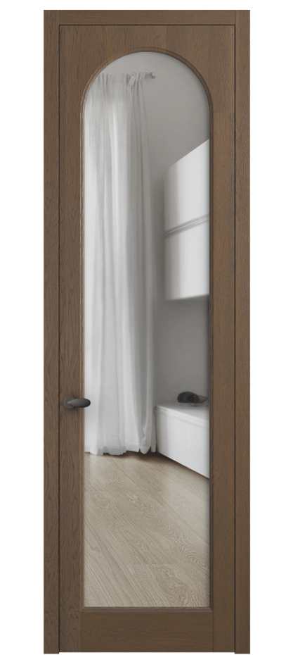 Межкомнатная дверь Палаццо 6804 Дуб туманный матовый Прозрачное стекло Цена 30963450 so'm | Volhovec