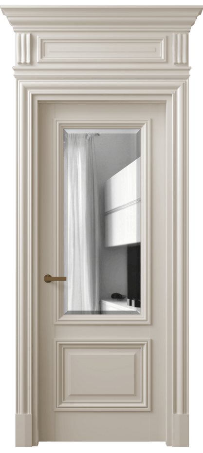 Дверь межкомнатная Антик 7302 Матовый светло-бежевый Двустороннее зеркало с фацетом, триплекс КЭП + Объёмный фриз + Карниз МСБЖ Цена 33963730 so'm Наличники уже входят в базовый комплект. Фабрика дверей Волховец 8 (800) 551 43 19 Межкомнатная дверь Антик 7302 Матовый светло-бежевый Двустороннее зеркало с фацетом, триплекс Цена 33963730 so'm | Volhovec