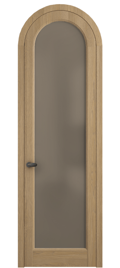 Межкомнатная дверь Палаццо 6814 Дуб соломенный матовый Сатинированное бронзовое стекло, триплекс Цена 41888910 so'm | Volhovec