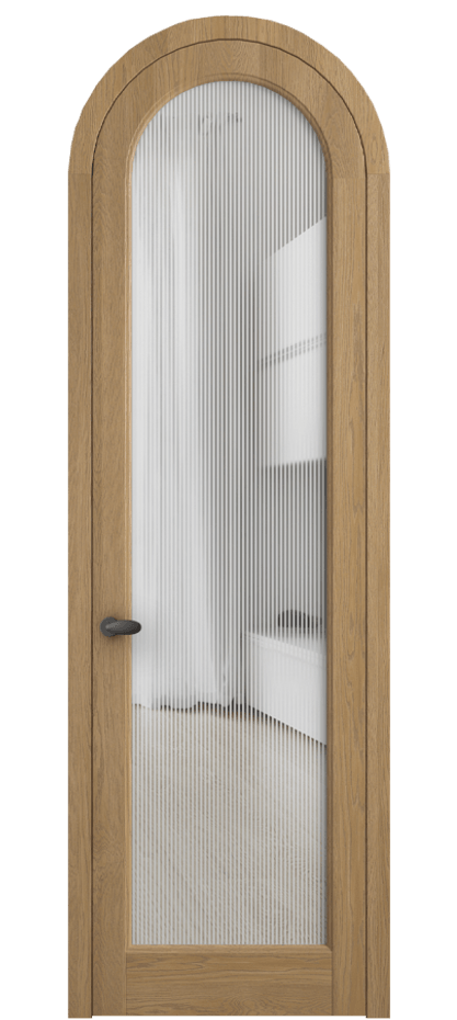 Межкомнатная дверь Палаццо 6814 Дуб пшеничный матовый Рифлёное стекло "Дюна", триплекс Цена 43106910 so'm | Volhovec