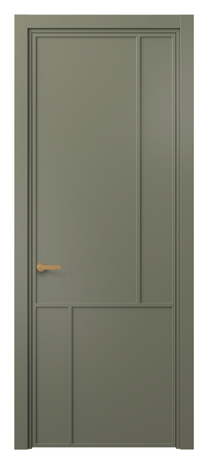 Межкомнатная дверь Frame 8606 Матовый оливковый тёмный  Цена 8915560 so'm | Volhovec