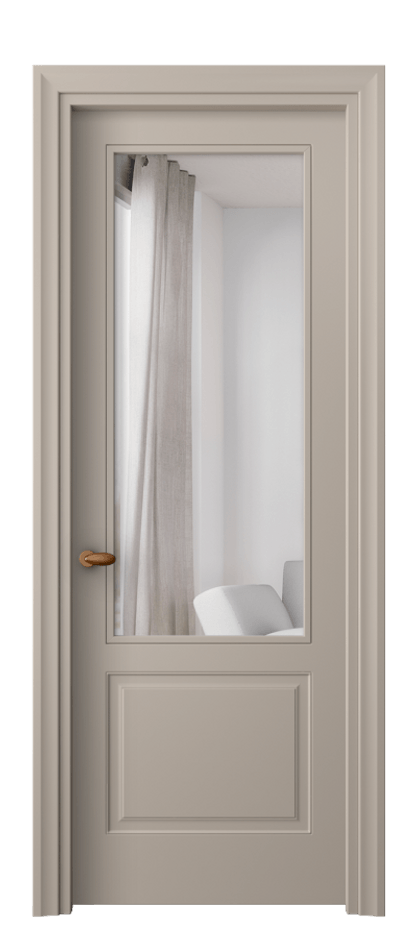 Межкомнатная дверь Esse 8552 Матовый бисквитный Двустороннее зеркало, триплекс Цена 14676700 so'm | Volhovec