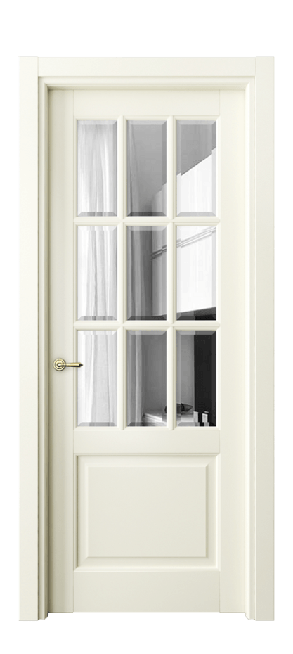 Межкомнатная дверь Тоскана Грильято 6312 Матовый молочно-белый Сатинированное стекло с фацетом Цена 23730500 so'm | Volhovec