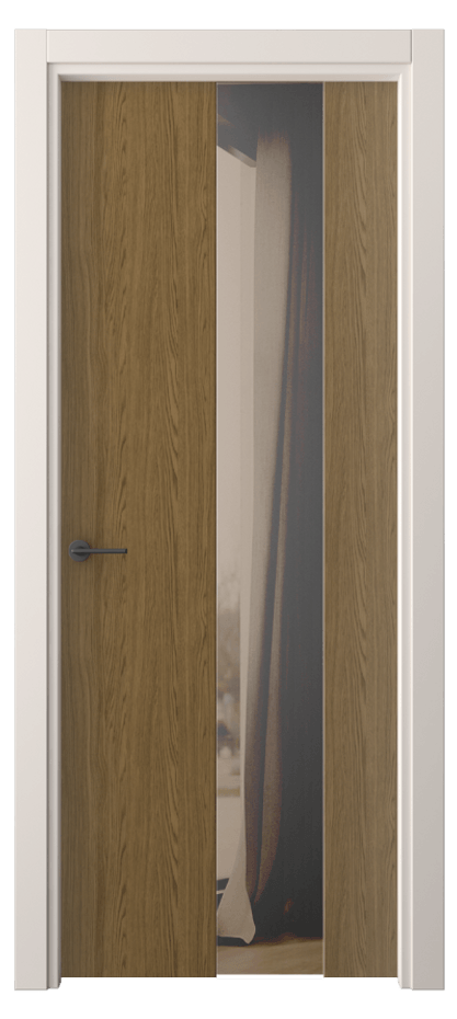 Дверь межкомнатная Freedom 4226 Торфяной дуб Двустороннее бронзовое зеркало, триплекс, 8 мм Классический гладкий наличник ПЭТБ  Цена 8180760 so'm Наличники уже входят в базовый комплект. Фабрика дверей Волховец 8 (800) 551 43 19 Межкомнатная дверь Freedom 4226 Торфяной дуб Двустороннее бронзовое зеркало, триплекс, 8 мм Цена 8180760 so'm | Volhovec