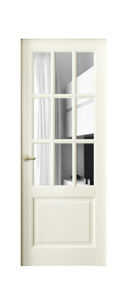 Межкомнатная дверь Тоскана Грильято 6312 Бук молочно-белый Двустороннее зеркало, триплекс Цена 23791400 so'm | Volhovec