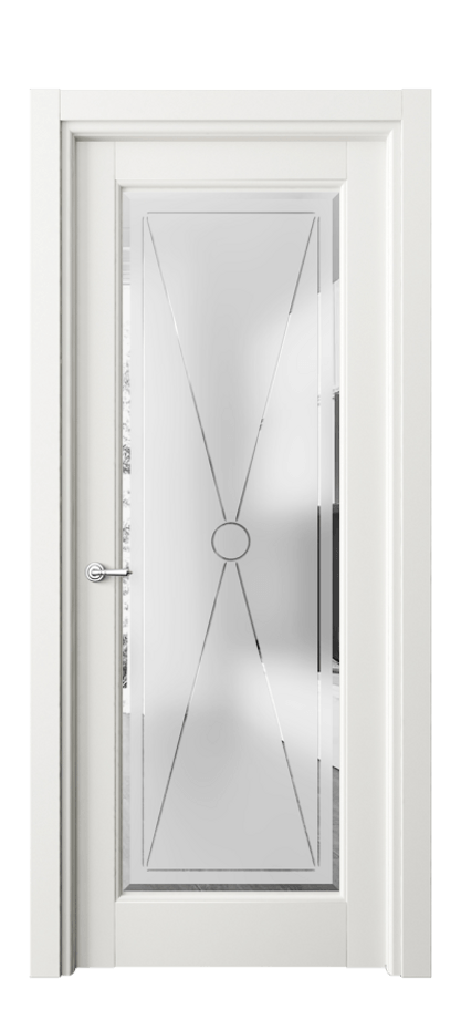 Межкомнатная дверь Тоскана Литера 6300 Матовый серый Сатинированное стекло с гравировкой «LITERA» Цена 94299 ₽ | Volhovec