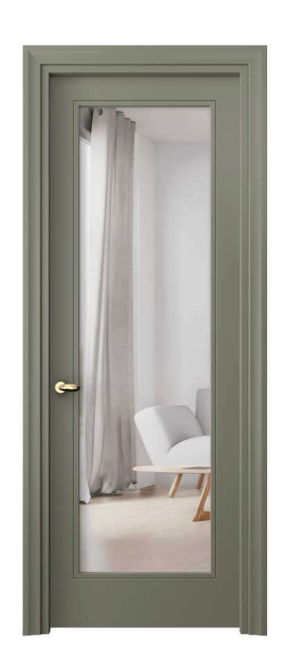 Дверь межкомнатная Esse 8502 Матовый оливковый тёмный Двустороннее зеркало, триплекс, 7 мм Фигурный универсальный наличник МОТ Цена 13824100 so'm Наличники уже входят в базовый комплект. Фабрика дверей Волховец 8 (800) 551 43 19 Межкомнатная дверь Esse 8502 Матовый оливковый тёмный Двустороннее зеркало, триплекс, 7 мм Цена 13824100 so'm | Volhovec