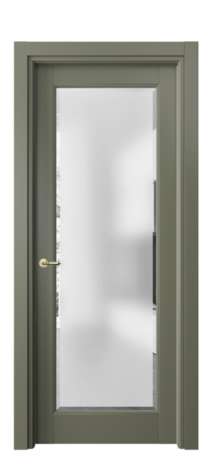 Дверь межкомнатная Тоскана Элегантэ 6300 Матовый оливковый тёмный Сатинированное стекло с фацетом Гладкий наличник МОТ Цена 94299 ₽ Наличники уже входят в базовый комплект. Фабрика дверей Волховец 8 (800) 551 43 19 Межкомнатная дверь Тоскана Элегантэ 6300 Матовый оливковый тёмный Сатинированное стекло с фацетом Цена 94299 ₽ | Volhovec