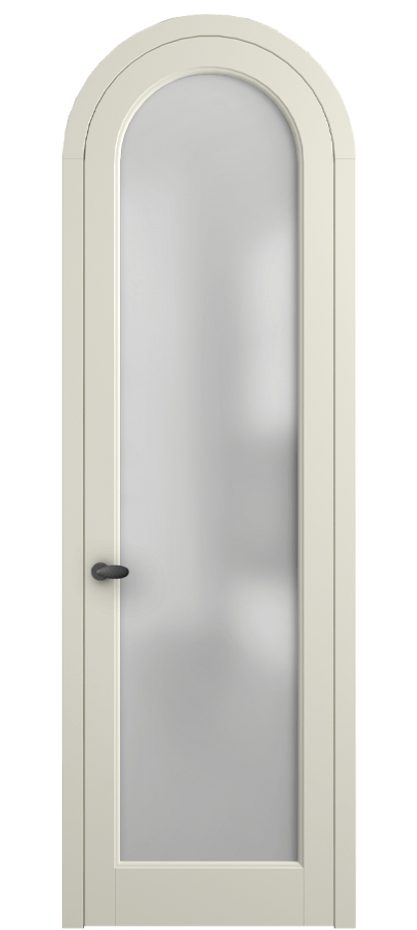 Межкомнатная дверь Палаццо 6814 Матовый молочно-белый Сатинированное стекло Цена 25407340 so'm | Volhovec