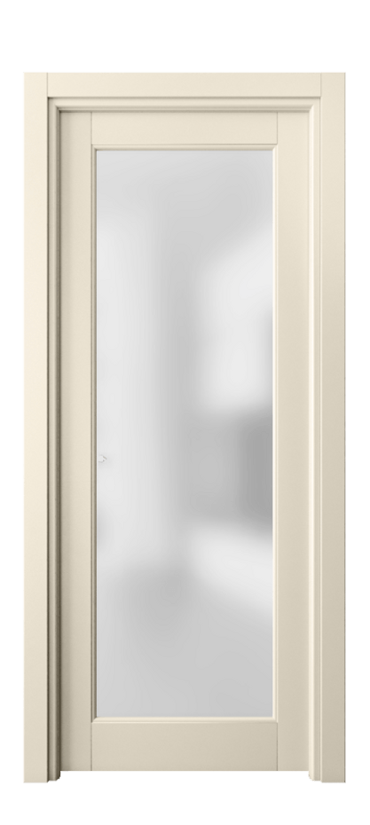 Межкомнатная дверь Toscana Elegante 6300 Бук марципановый Сатинированное стекло. Цена 12687300 #CURRENCY# | Volhovec
