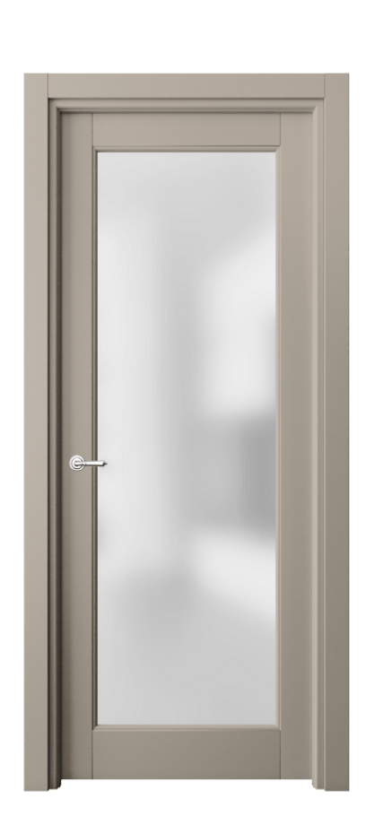 Межкомнатная дверь Тоскана Ромбо 6300 Матовый бисквитный Сатинированное стекло Цена 19203600 so'm | Volhovec