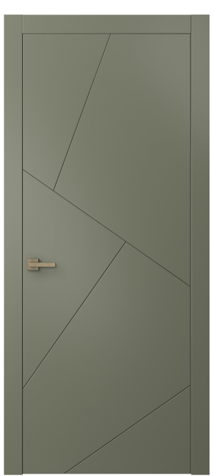 Межкомнатная дверь Линия АКП 8058 Матовый оливковый тёмный  Цена 12849760 so'm | Volhovec