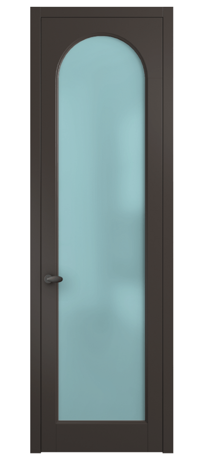 Дверь межкомнатная Палаццо 6804 Матовый антрацит Сатинированное голубое стекло, триплекс 0536 МАН Цена 19696950 so'm Наличники уже входят в базовый комплект. Фабрика дверей Волховец 8 (800) 551 43 19 Межкомнатная дверь Палаццо 6804 Матовый антрацит Сатинированное голубое стекло, триплекс Цена 19696950 so'm | Volhovec