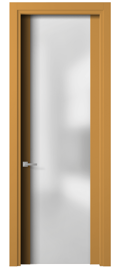 Межкомнатная дверь Planum 4114 Матовый белоснежный Сатинированное стекло Цена 15649130 so'm | Volhovec