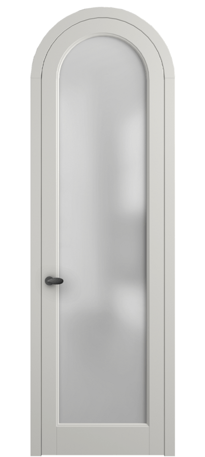 Межкомнатная дверь Палаццо 6814 Матовый серый Сатинированное стекло Цена 26036640 so'm | Volhovec