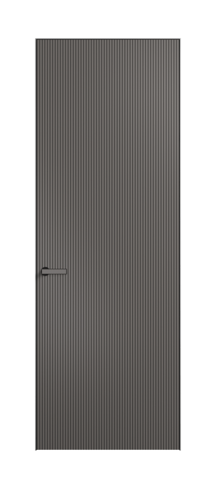 Дверь межкомнатная Velvet 8201 Матовый классический серый. Скрытый короб Черный Цена 13188770 . Фабрика дверей Волховец 8 (800) 551 43 19 Межкомнатная дверь Velvet 8201 Матовый классический серый. Цена 13188770 | Volhovec