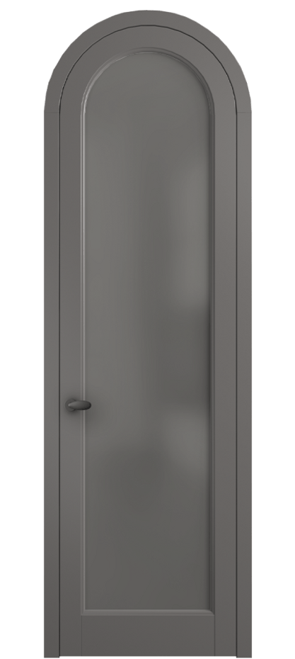 Межкомнатная дверь Палаццо 6814 Матовый классический серый Сатинированное серое стекло, триплекс Цена 25407340 so'm | Volhovec