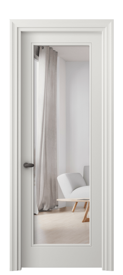 Межкомнатная дверь Esse 8502 Матовый серый Двустороннее зеркало, триплекс Цена 14676700 so'm | Volhovec