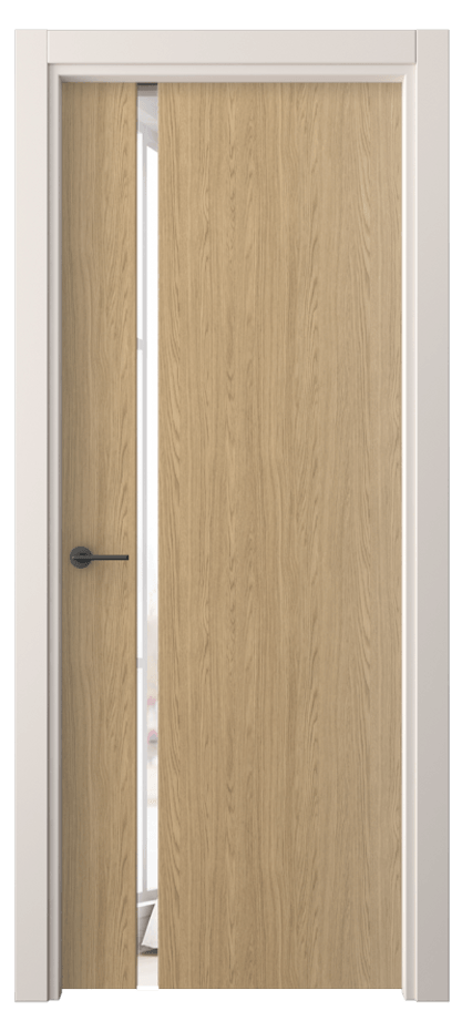 Межкомнатная дверь Фридом 4222 Жемчужный дуб Двустороннее зеркало, триплекс Цена 7417480 so'm | Volhovec