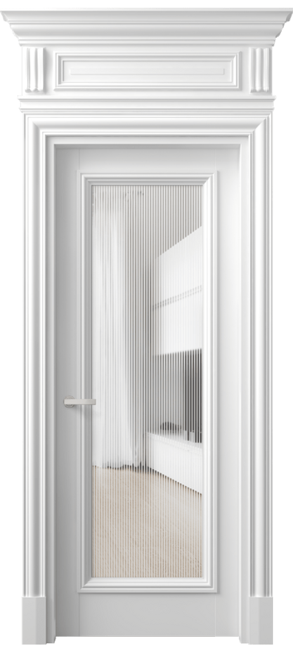 Дверь межкомнатная Antique 7300 Бук белоснежный Рифлёное стекло "Дюна", триплекс, 8 мм КЭП + Объёмный фриз + Карниз ББЛ Цена 18574300 so'm Наличники уже входят в базовый комплект. Фабрика дверей Волховец 8 (800) 551 43 19 Межкомнатная дверь Antique 7300 Бук белоснежный Рифлёное стекло "Дюна", триплекс, 8 мм Цена 18574300 so'm | Volhovec