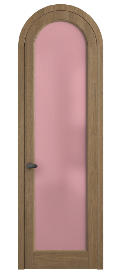 Межкомнатная дверь Палаццо 6814 Дуб мускатный матовый Сатинированное розовое стекло, триплекс Цена 42761810 so'm | Volhovec