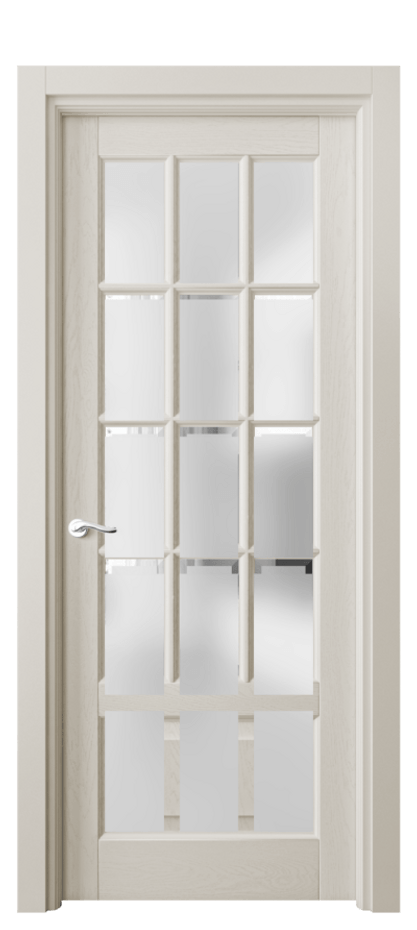 Межкомнатная дверь Lignum 0708 Дуб облачный серый Сатинированное стекло Цена 31952000 so'm | Volhovec