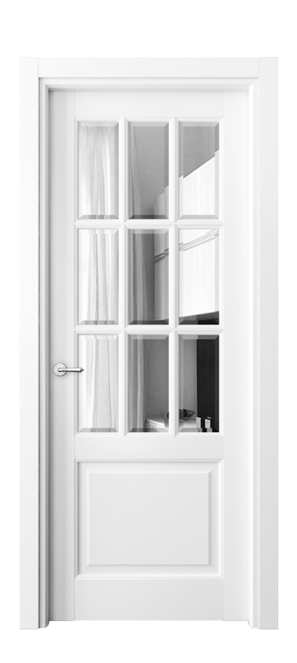 Дверь межкомнатная Тоскана Грильято 6312 Матовый белоснежный Сатинированное стекло с фацетом Гладкий наличник МБЛ Цена 23730500 so'm Наличники уже входят в базовый комплект. Фабрика дверей Волховец 8 (800) 551 43 19 Межкомнатная дверь Тоскана Грильято 6312 Матовый белоснежный Сатинированное стекло с фацетом Цена 23730500 so'm | Volhovec
