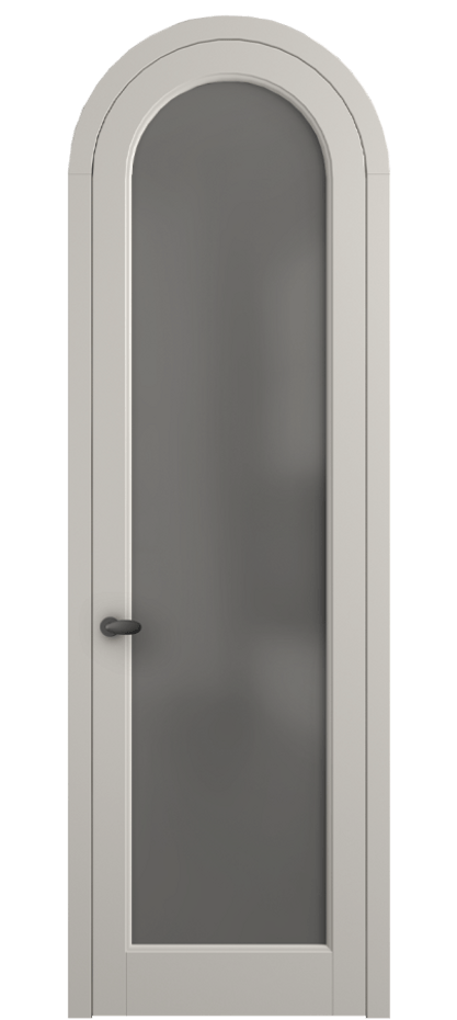 Межкомнатная дверь Палаццо 6814 Матовый облачно-серый Сатинированное серое стекло, триплекс Цена 26036640 so'm | Volhovec