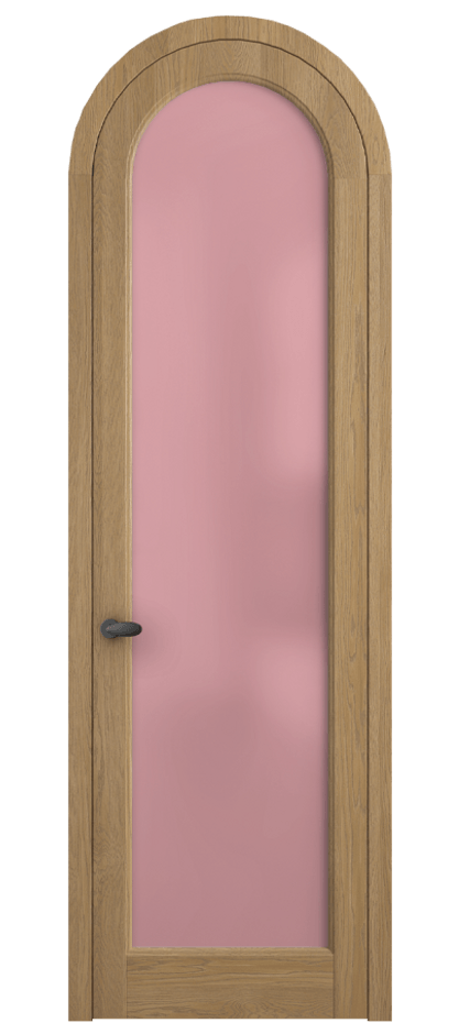 Межкомнатная дверь Палаццо 6814 Дуб пшеничный матовый Сатинированное розовое стекло, триплекс Цена 41888910 so'm | Volhovec