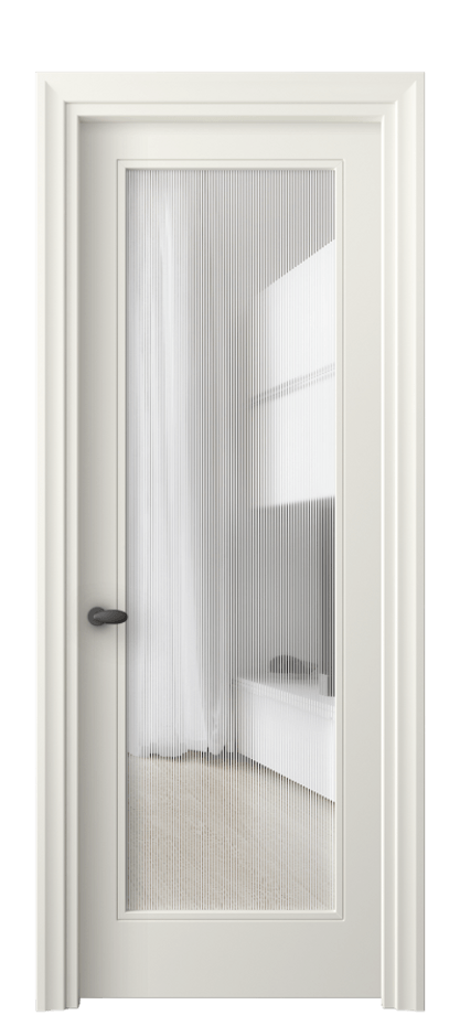 Дверь межкомнатная Esse 8502 Матовый жемчужный Рифлёное стекло "Дюна", триплекс, 8 мм Фигурный универсальный наличник МЖМ Цена 14636100 so'm Наличники уже входят в базовый комплект. Фабрика дверей Волховец 8 (800) 551 43 19 Межкомнатная дверь Esse 8502 Матовый жемчужный Рифлёное стекло "Дюна", триплекс, 8 мм Цена 14636100 so'm | Volhovec